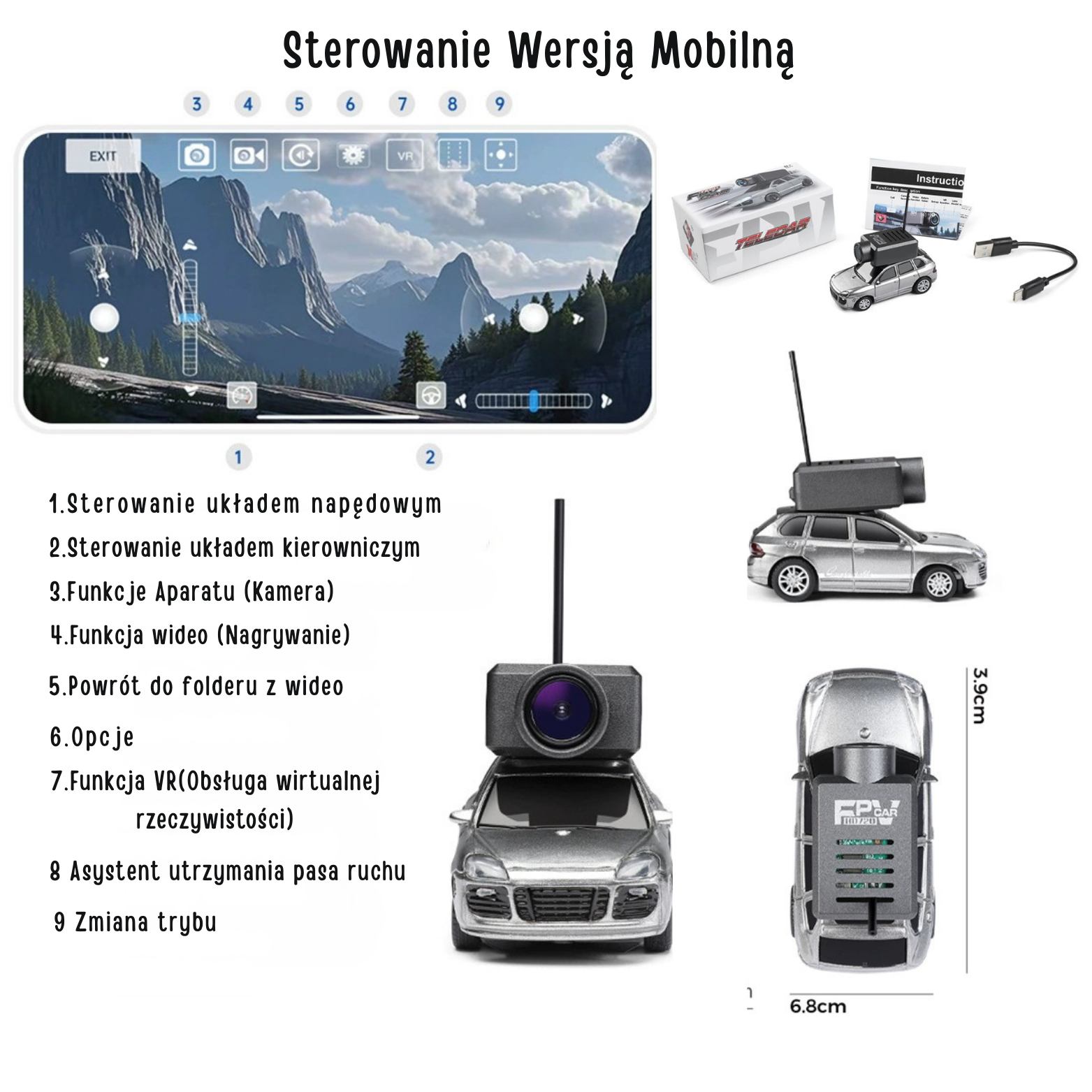 Szpiegowóz™ Autko z kamerką